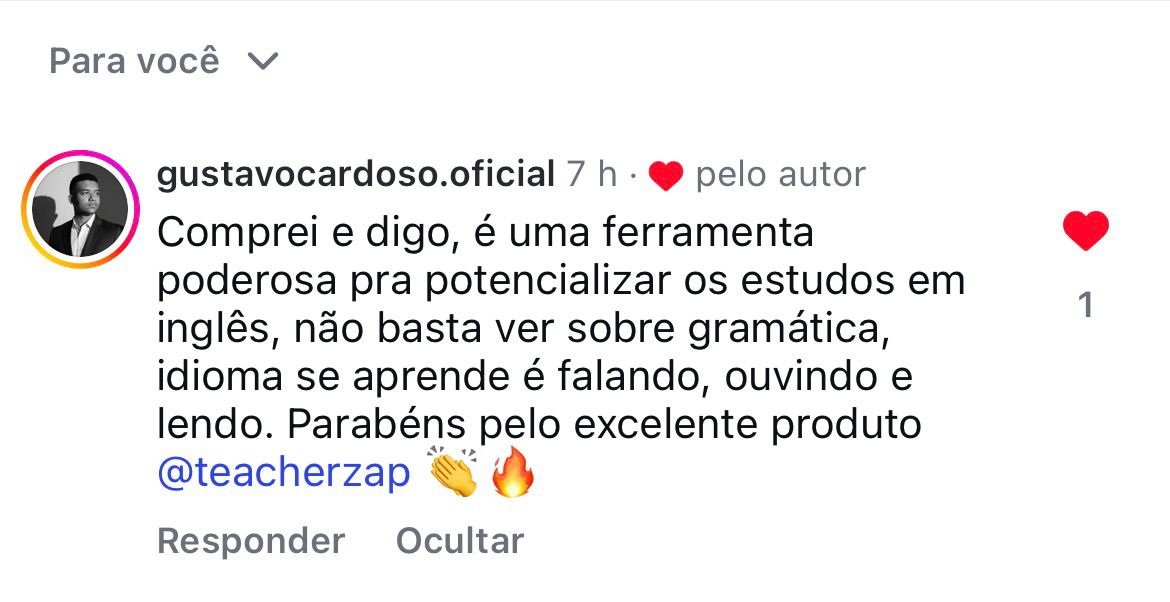 Depoimento Gustavo Cardoso